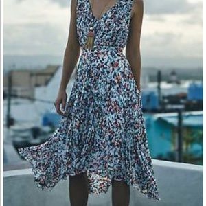 Anthropologie Morgan Pleated Dress